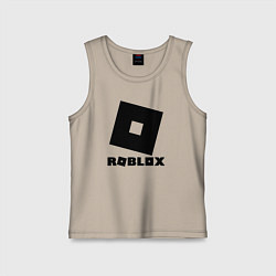Майка детская хлопок ROBLOX, цвет: миндальный