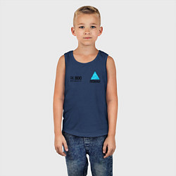 Майка детская хлопок RK800 CONNOR, цвет: тёмно-синий — фото 2