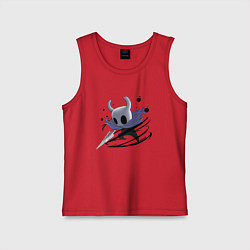 Майка детская хлопок Hollow Knight, цвет: красный