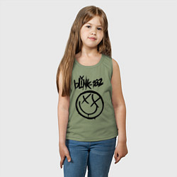 Майка детская хлопок BLINK-182, цвет: авокадо — фото 2