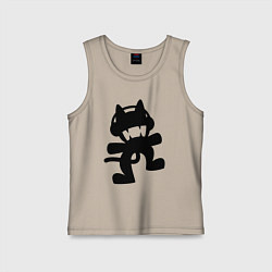 Майка детская хлопок MONSTERCAT, цвет: миндальный