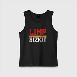 Майка детская хлопок LIMP BIZKIT, цвет: черный