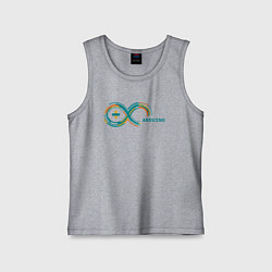 Майка детская хлопок Arduino, цвет: меланж