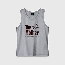 Майка детская хлопок The Mother, цвет: меланж