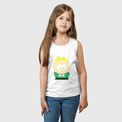 Майка детская хлопок South Park Баттерс, цвет: белый — фото 2