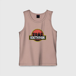 Майка детская хлопок South Park, цвет: пыльно-розовый