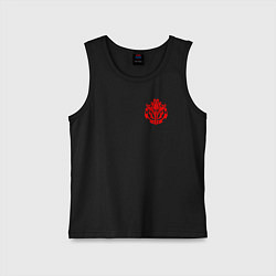 Майка детская хлопок OVERLORD, цвет: черный