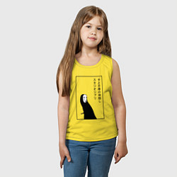 Майка детская хлопок Безликий, Унесенные призраками, цвет: желтый — фото 2