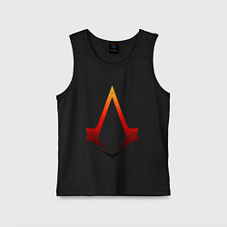 Майка детская хлопок Assassins Creed, цвет: черный