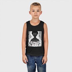 Майка детская хлопок Mob psycho 100 Z, цвет: черный — фото 2