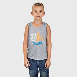 Майка детская хлопок Все будут ездить на эндуро!, цвет: меланж — фото 2