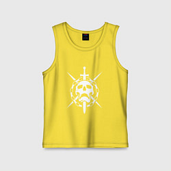 Майка детская хлопок DESTINY 2, цвет: желтый