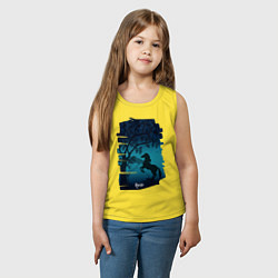 Майка детская хлопок Конь, цвет: желтый — фото 2