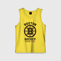 Майка детская хлопок BOSTON BRUINS NHL, цвет: желтый