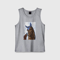 Майка детская хлопок Number one, цвет: меланж