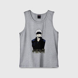 Майка детская хлопок Jujutsu Kaisen - Satoru Gojou, цвет: меланж