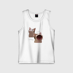 Детская майка Cat Pop - Мем