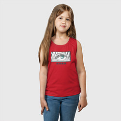 Майка детская хлопок Расширение территории, цвет: красный — фото 2
