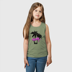 Майка детская хлопок GTA Vice City, цвет: авокадо — фото 2