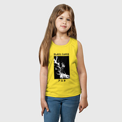 Майка детская хлопок Черный клевер Аста, цвет: желтый — фото 2