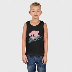 Майка детская хлопок Kirby, цвет: черный — фото 2