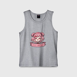 Майка детская хлопок Sweet Natsuki, цвет: меланж