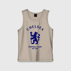 Майка детская хлопок Chelsea Est. 1905, цвет: миндальный