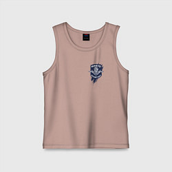 Майка детская хлопок ВДВ Никто, кроме нас!, цвет: пыльно-розовый