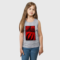 Майка детская хлопок Жнецы, цвет: меланж — фото 2