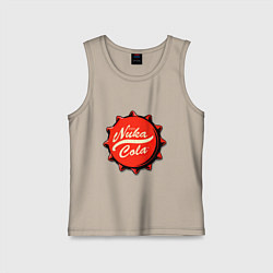 Майка детская хлопок Nuka Cola Fallout, цвет: миндальный