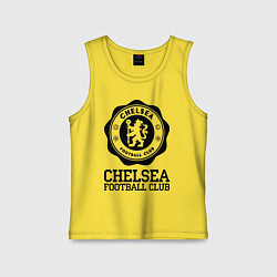 Майка детская хлопок Chelsea FC: Emblem, цвет: желтый
