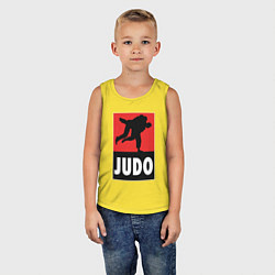 Майка детская хлопок Judo, цвет: желтый — фото 2