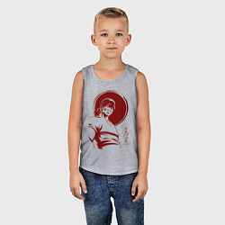 Майка детская хлопок Ророноа Зоро One Piece, цвет: меланж — фото 2