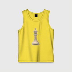 Детская майка Шахматная фигура Белый король