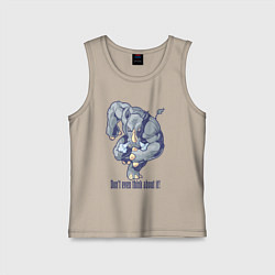 Детская майка Даже и не думай!