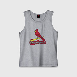 Майка детская хлопок St Louis Cardinals - baseball team, цвет: меланж