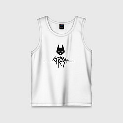 Детская майка Stray: Black Logo