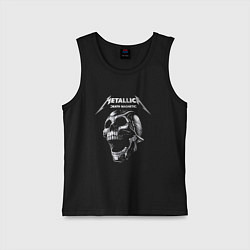 Майка детская хлопок Metallica Death Magnetic, цвет: черный