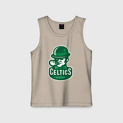 Майка детская хлопок Celtics Team, цвет: миндальный