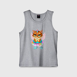 Детская майка Рыжая кошечка принцесса