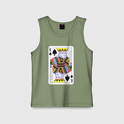 Детская майка Игральная карта - Король