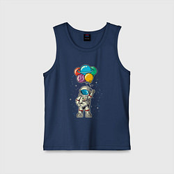 Детская майка Космонавт на воздушных шариках
