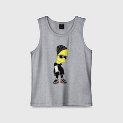 Детская майка Барт Симпсон в тёмных очках