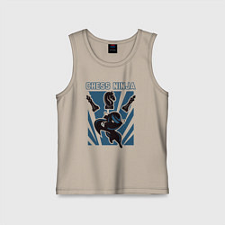 Детская майка Ниндзя шахмат