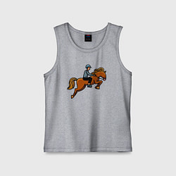 Детская майка Наездник на лошади