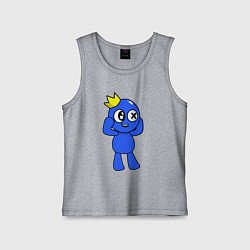 Майка детская хлопок Rainbow Friends, цвет: меланж