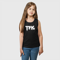 Майка детская хлопок Thousand Foot Krutch лого, цвет: черный — фото 2