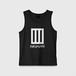 Детская майка Paramore логотип