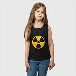Майка детская хлопок Atomic Nuclear, цвет: черный — фото 2