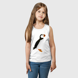 Майка детская хлопок Тупик, цвет: белый — фото 2